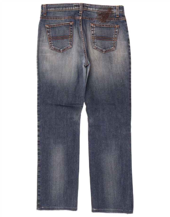 Trussardi lige jeans til kvinder W29 L29 blå bomuld