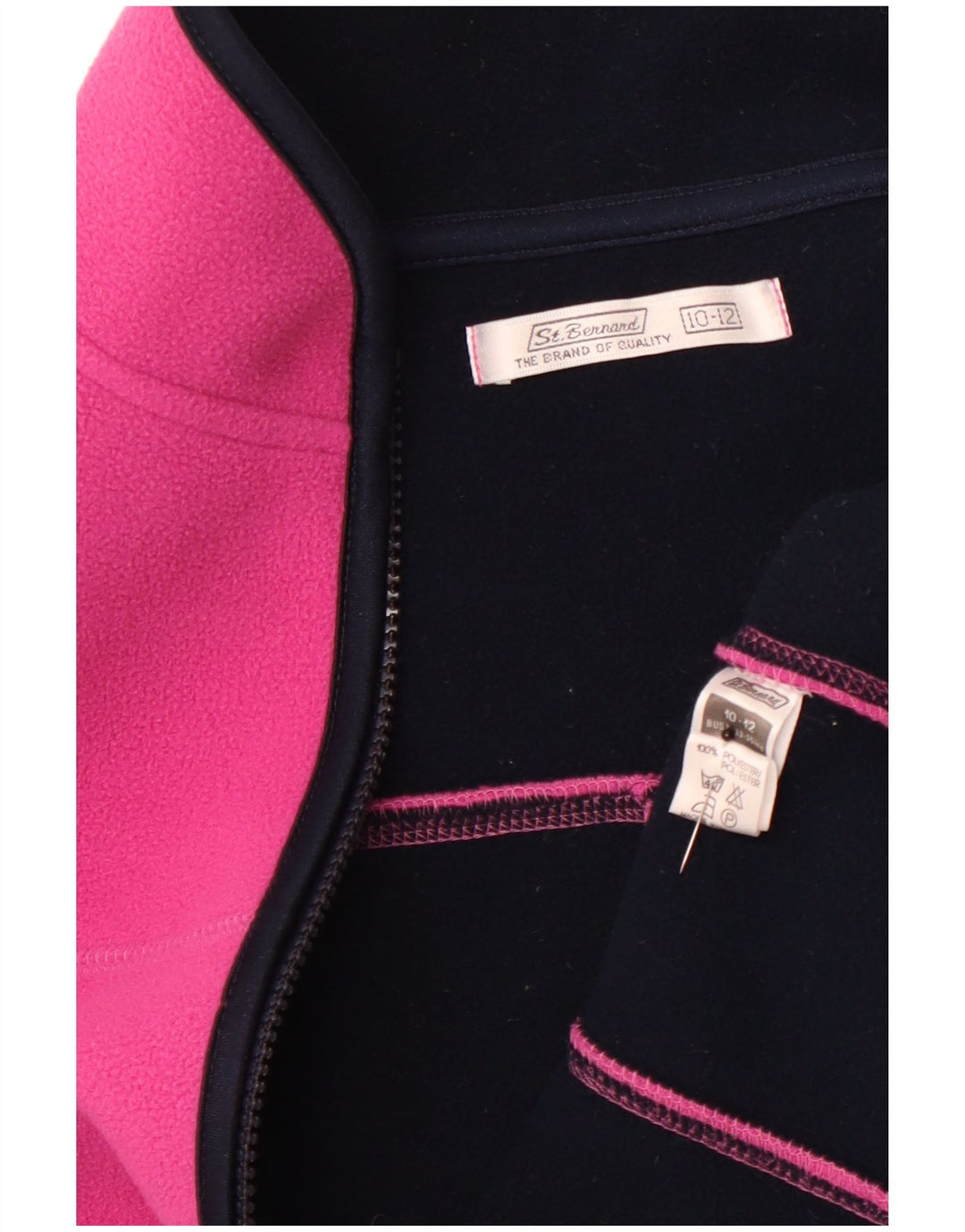 ST. BERNARD Girls Fleece Gilet 10-11 år Pink Polyester