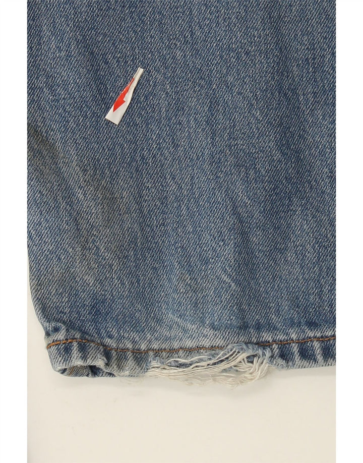 Levi's Herre 522 Straight Jeans W34 L34 Blå Bomuld