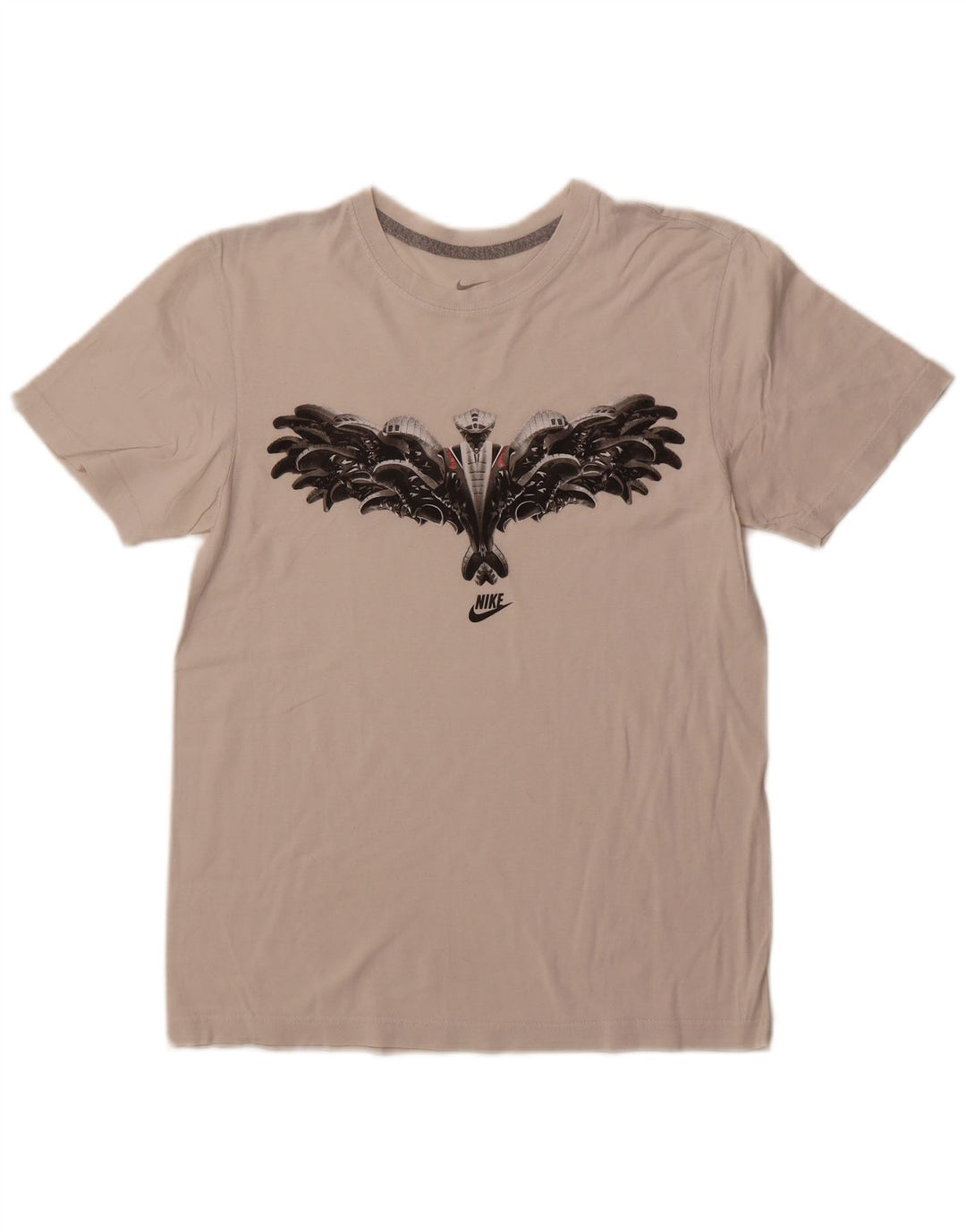 NIKE Grafisk T-shirt top til mænd, lille hvid