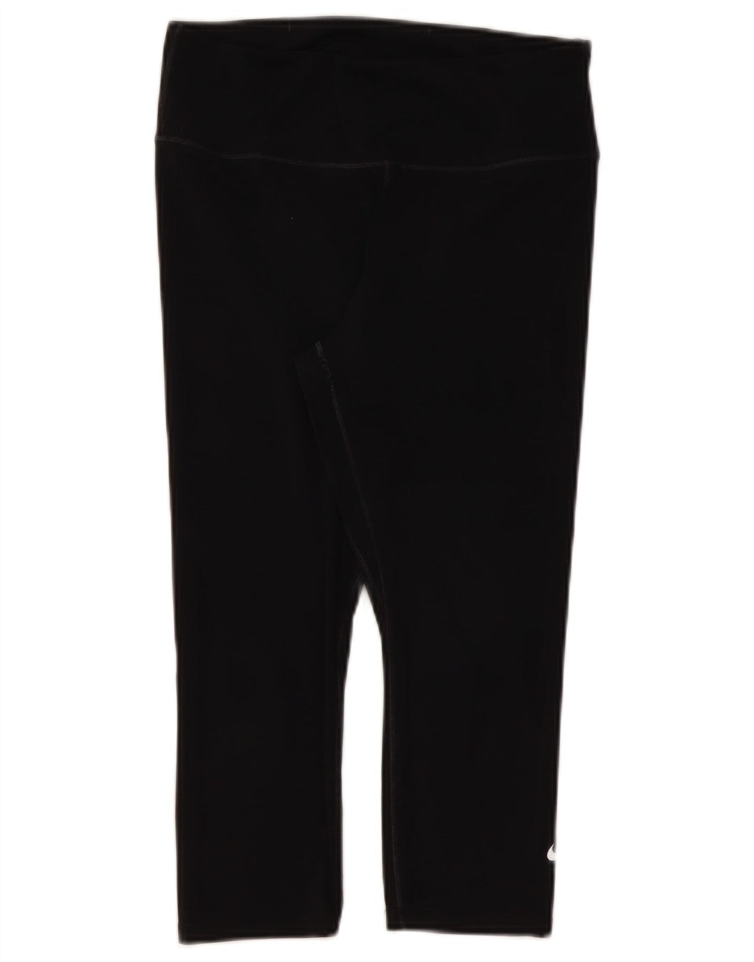 Nike Dame Dri Fit Capri Leggings UK 12 Medium Sort