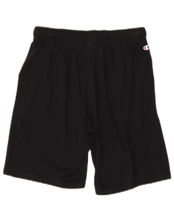 Champion drenge grafiske sportsshorts 11-12 år store sorte bomuld