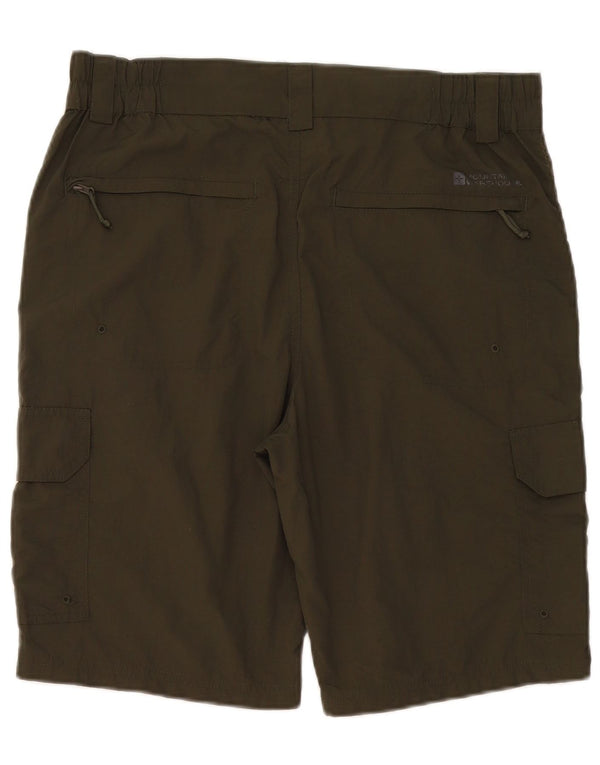 Mountain Warehouse Dame Cargo Shorts W34 Large Khaki Polyamid
