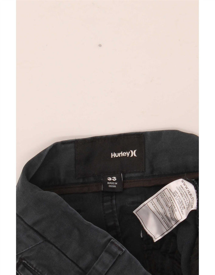 Hurley Herre Chino Shorts W33 Medium Marineblå Bomuld