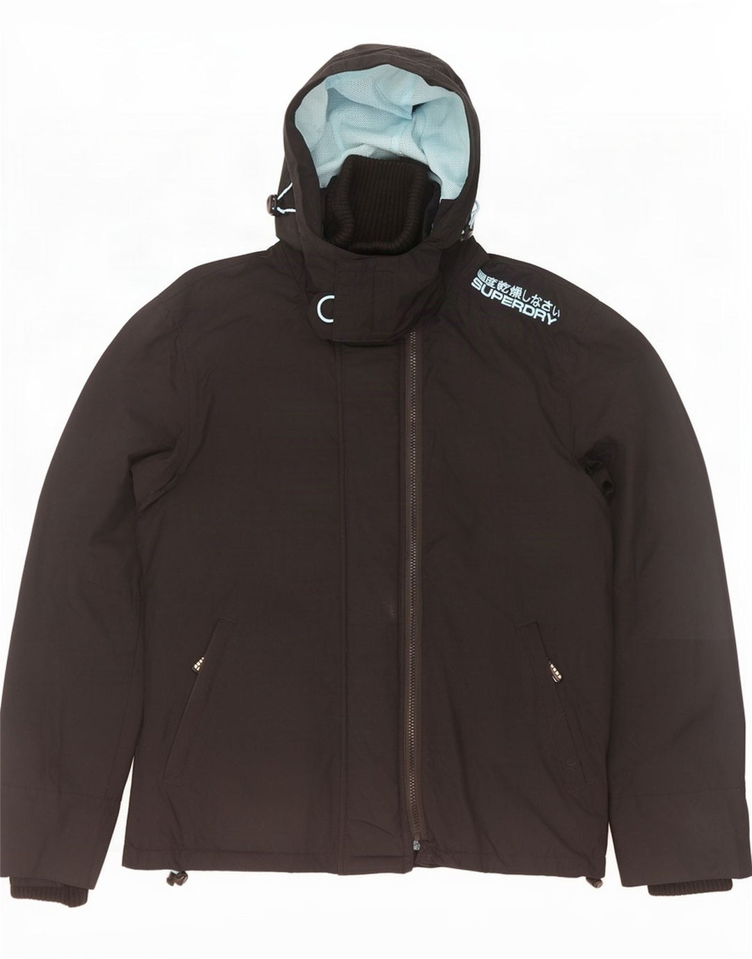 Superdry Herre The Windcheater Graphic Windbreaker Jacket UK 38 Medium Black
