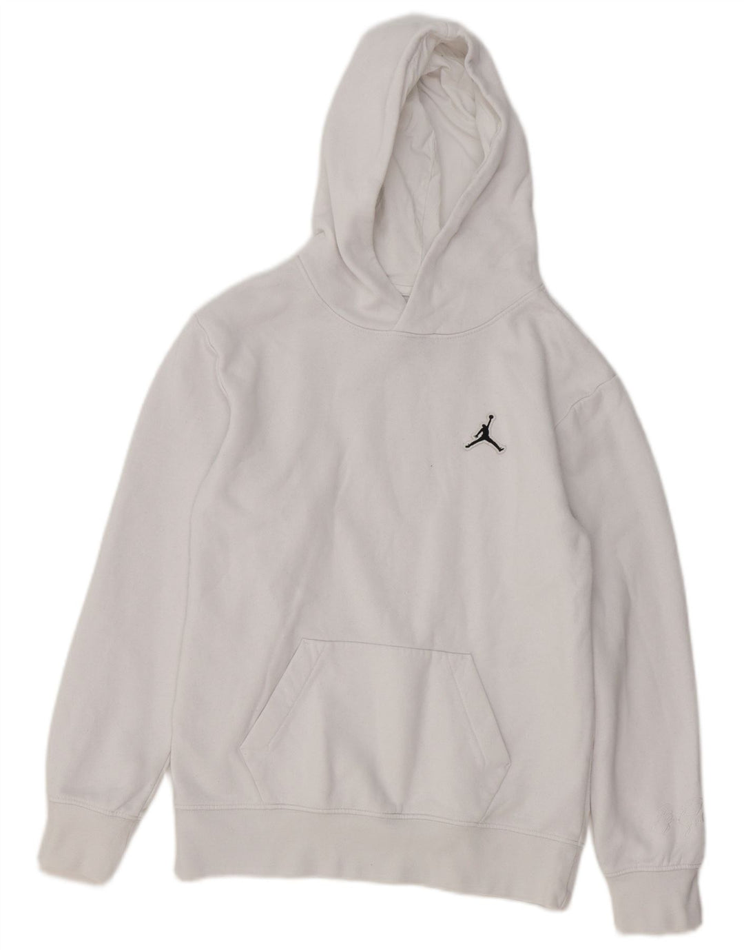 JORDAN drenge hættetrøje 12-13 år Stor hvid bomuld