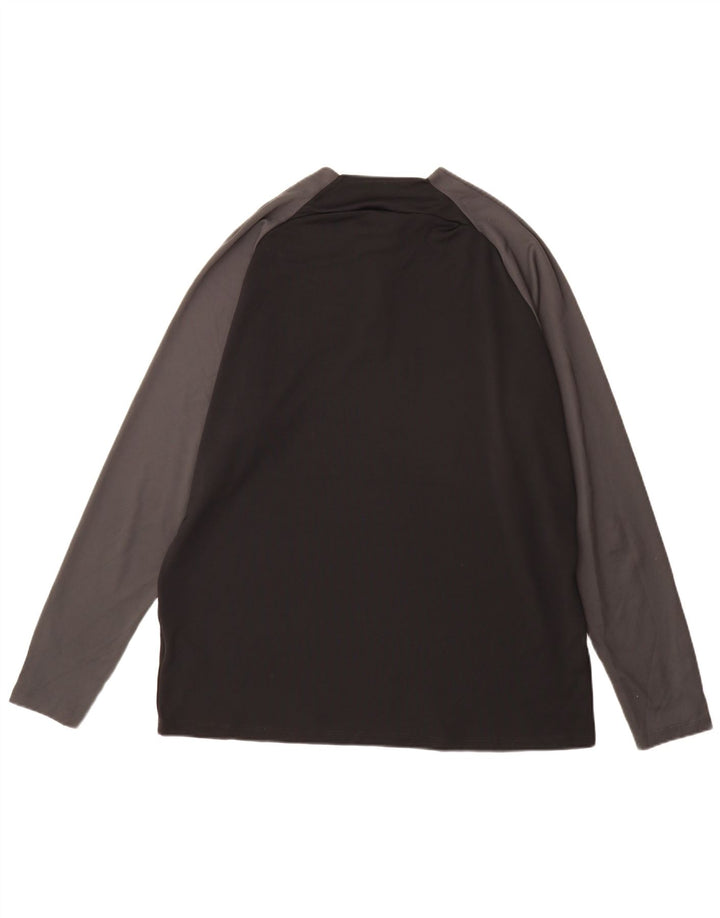 Nike Herre Dri Fit Top Langærmet XL Sort Colourblock