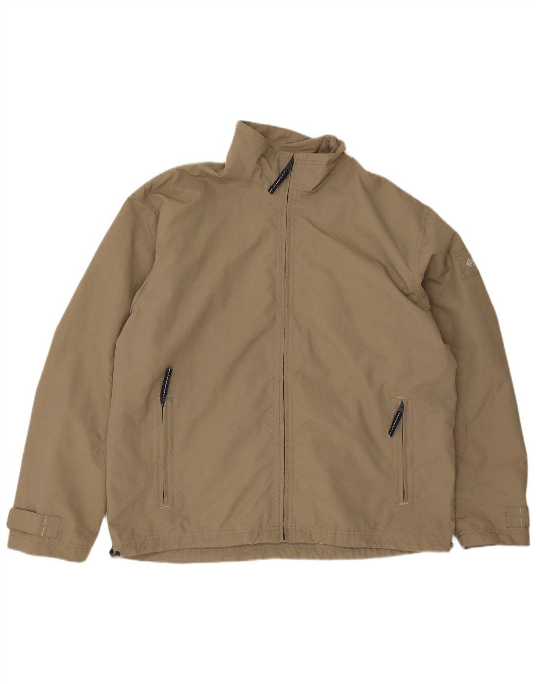 Columbia Regnjakke til mænd UK 40 Stor Khaki Nylon