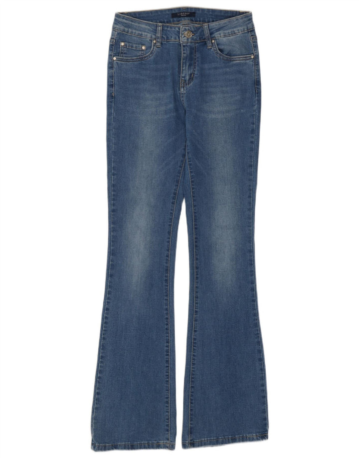 Libero Dame Slim Flared Jeans Medium W27 L31 Blå Bomuld