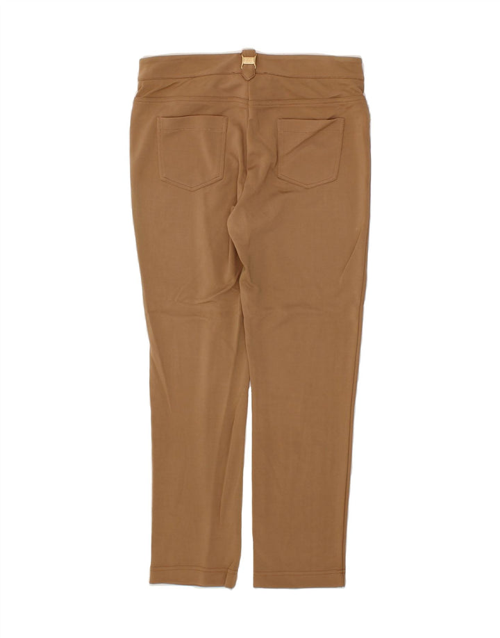 ROCCOBAROCCO Womens Slim Casual Trousers W30 L25  Brown Viscose Vintage Roccobarocco and Second-Hand Roccobarocco from Messina Hembry 