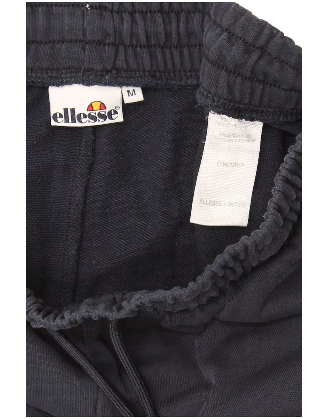 Ellesse Herre træningsdragt Bukser Joggers Medium Navy Blue Colourblock Bomuld