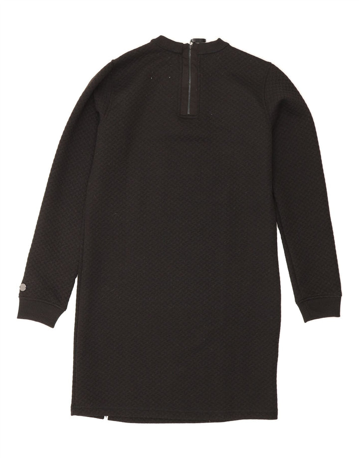 O'NEILL Womens Long Sleeve Jumper Dress UK 10 Small Black Vintage O'Neill and Second-Hand O'Neill from Messina Hembry 