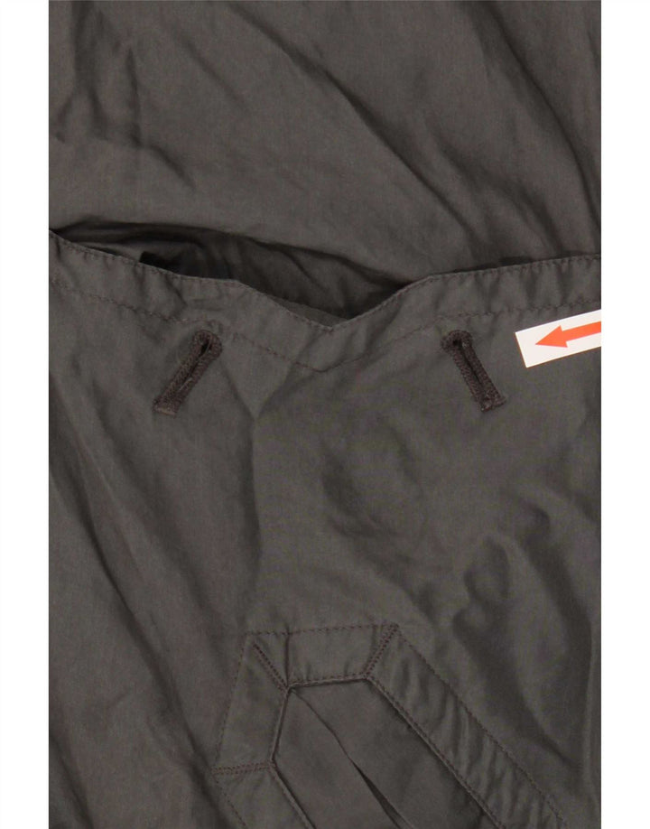 Vintage Bomberjakke til mænd UK 38 Medium Grey Silke
