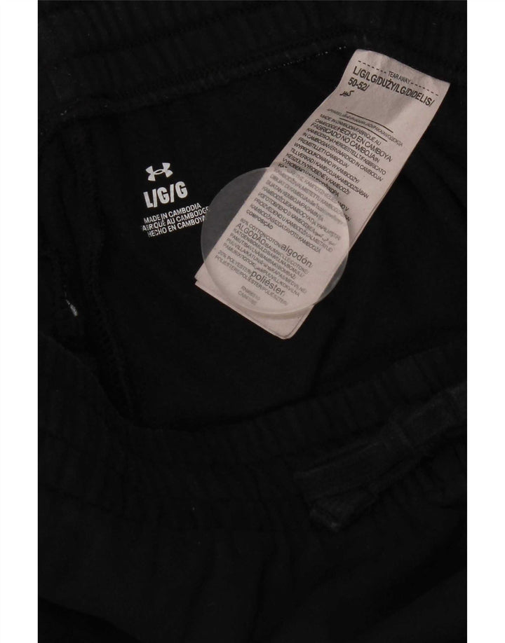 Under Armour Herre Cargo Træningsdragt Bukser Jogger Stor Sort Bomuld