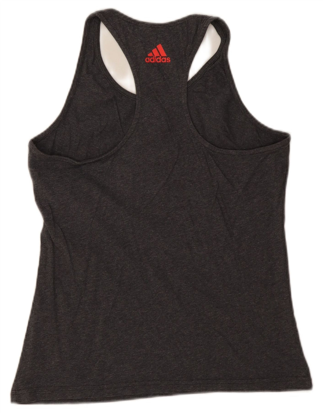 Adidas Dame Grafisk Vest Top UK 8 Small Grey Flecked