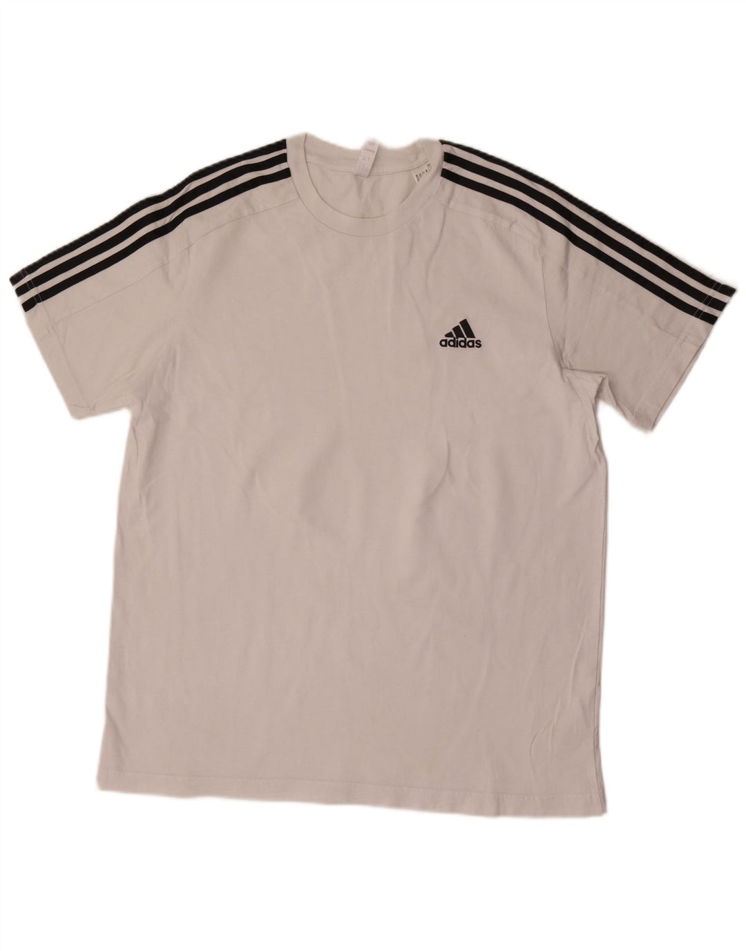 Adidas Herre T-Shirt Top Stor Hvid Bomuld
