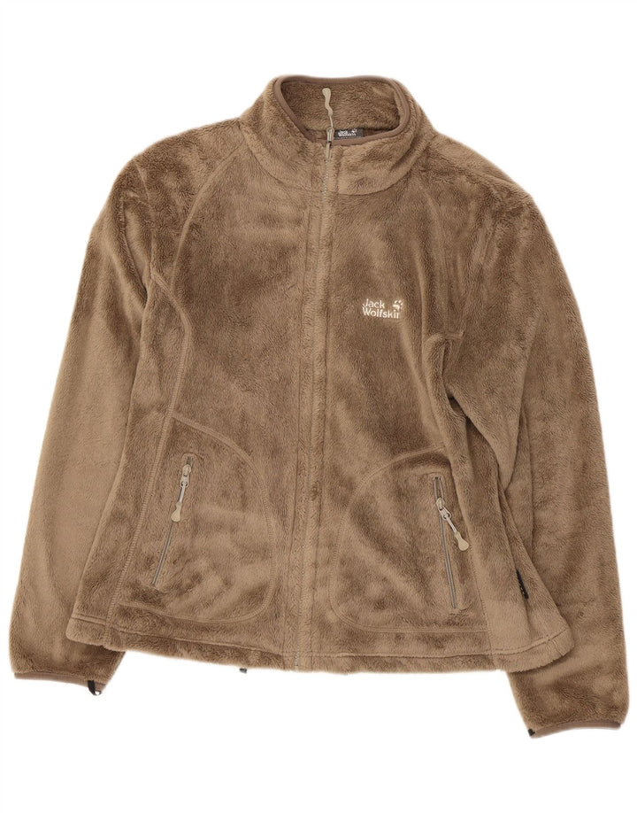 JACK WOLFSKIN Fleecejakke til kvinder UK 18/20 XL Beige Polyester