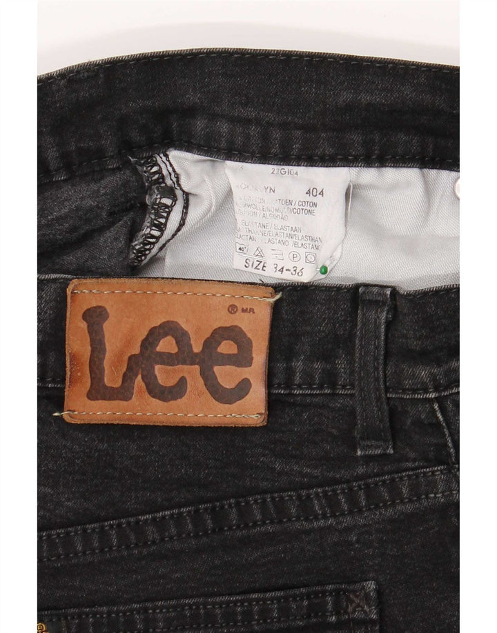 Lee Dame Brooklyn Straight Jeans W34 L36 Sort Bomuld