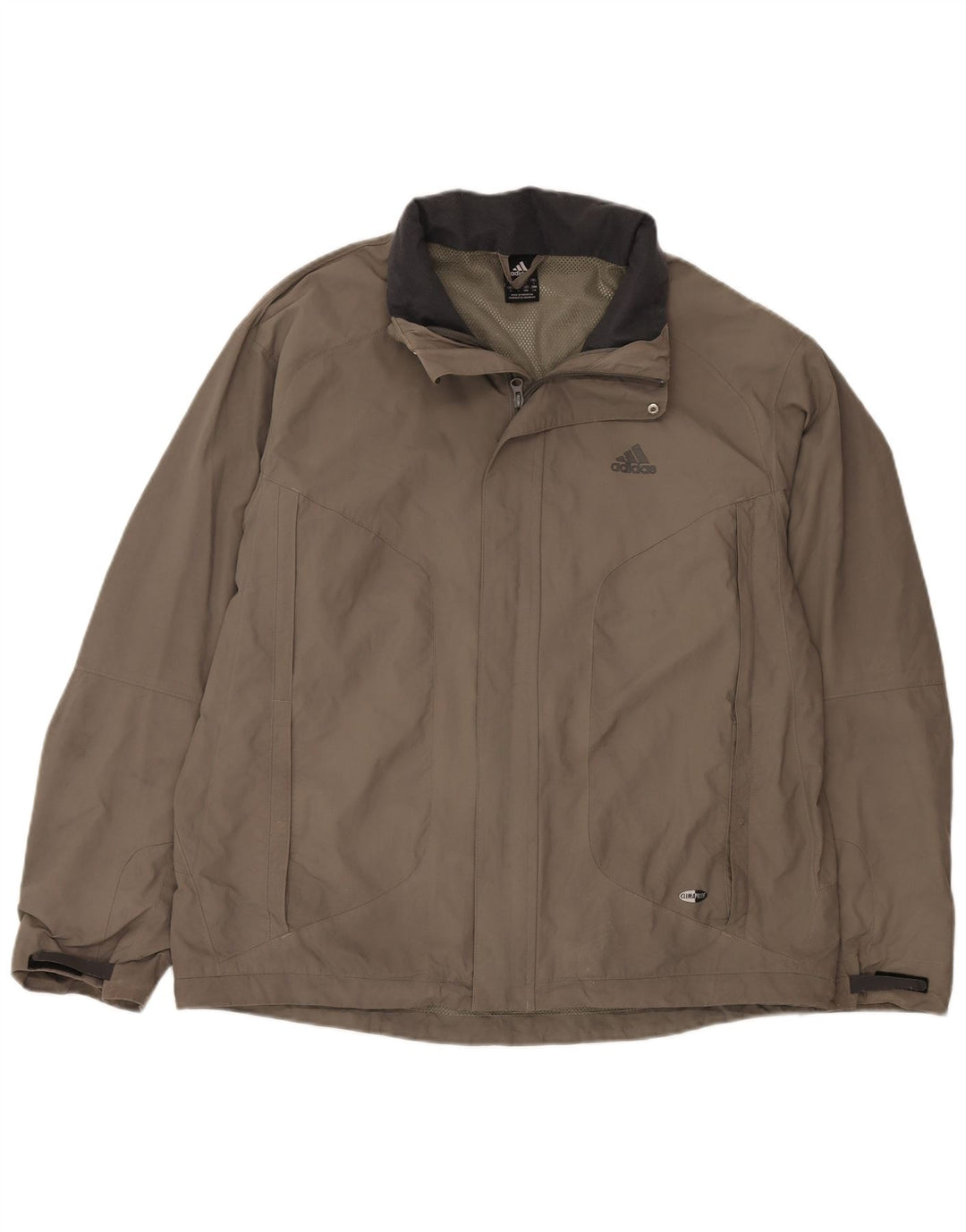 Adidas Regnjakke til mænd UK 40 Stor Khaki Nylon