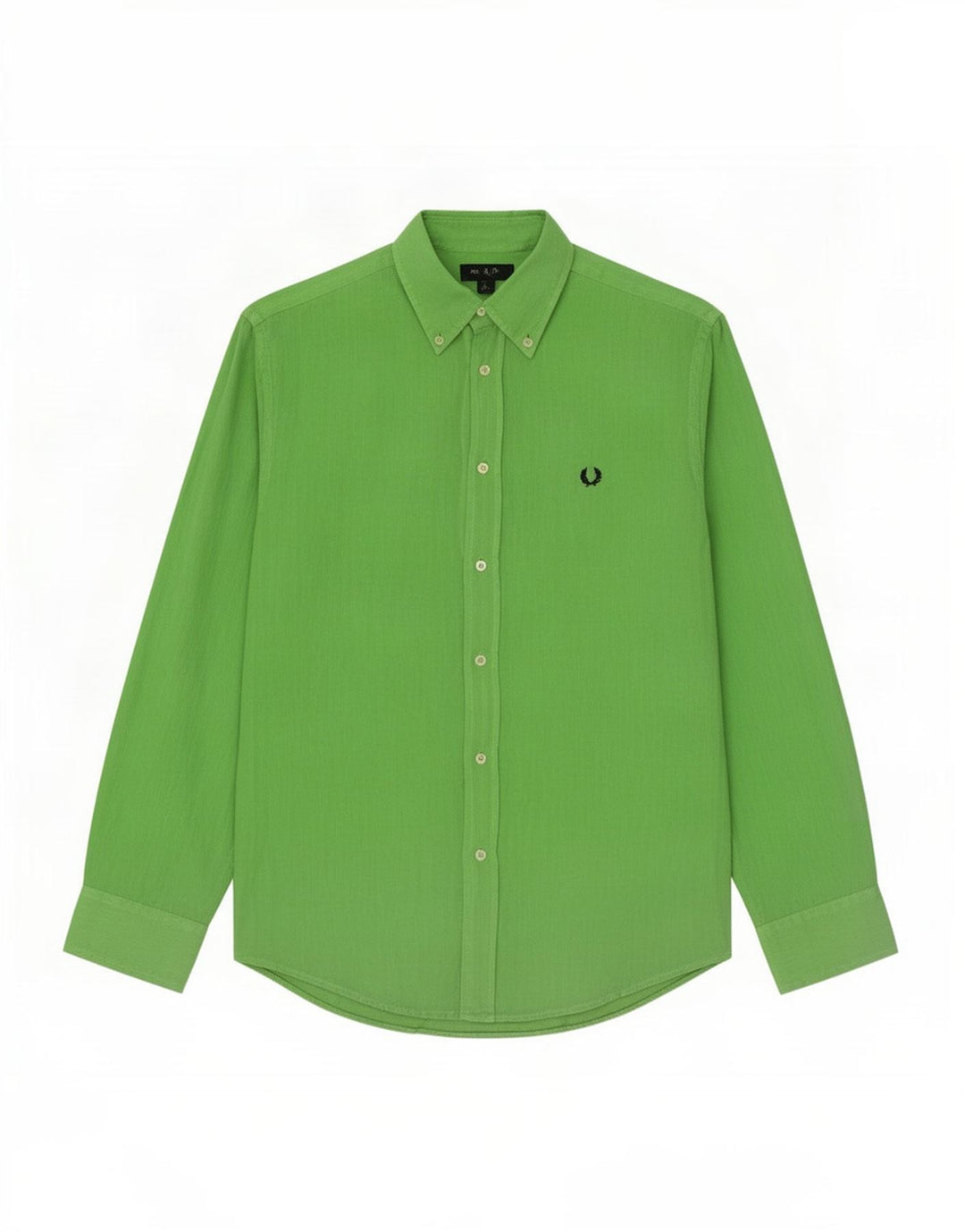 Fred Perry Herreskjorte Stor grøn linned