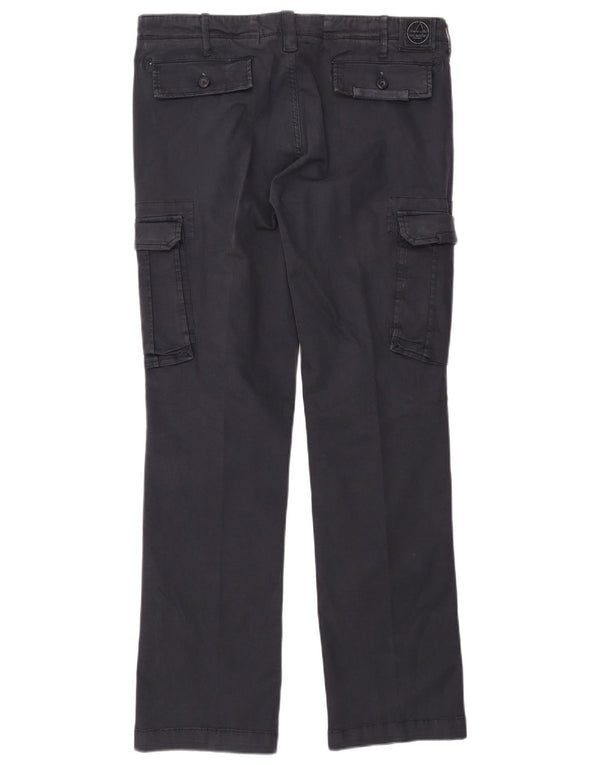 Murphy & Nye Herre Sailmakers Straight Cargo Trousers W34 L32 Navy Blue