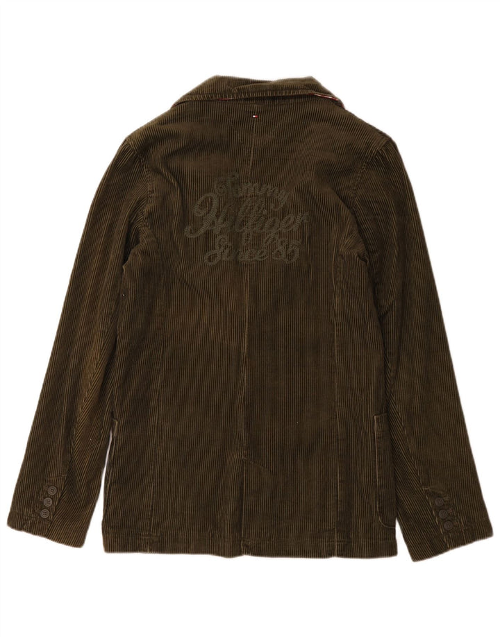 Tommy Hilfiger Boys 2-knaps Corduroy blazerjakke 15-16 år Khaki