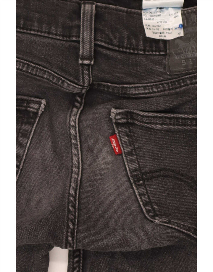 Levi's Herre 511 denimshorts W30 mellemgrå bomuld