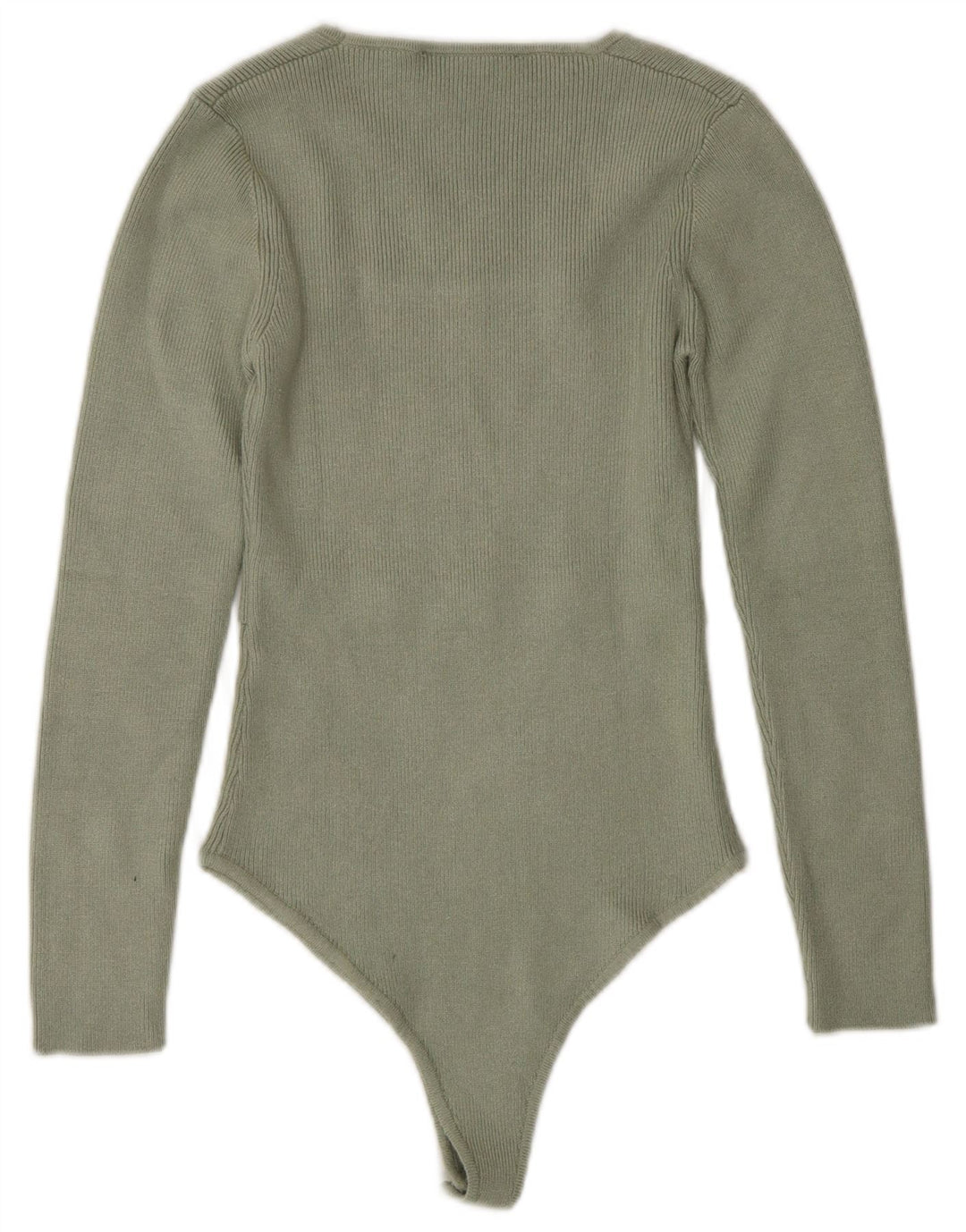 Zara langærmet bodysuit til kvinder UK 8 Small Khaki Viscose