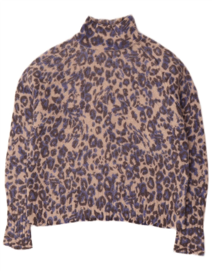 Whistles Dame Turtle Neck Jumper Sweater UK 10 Small Multicolored