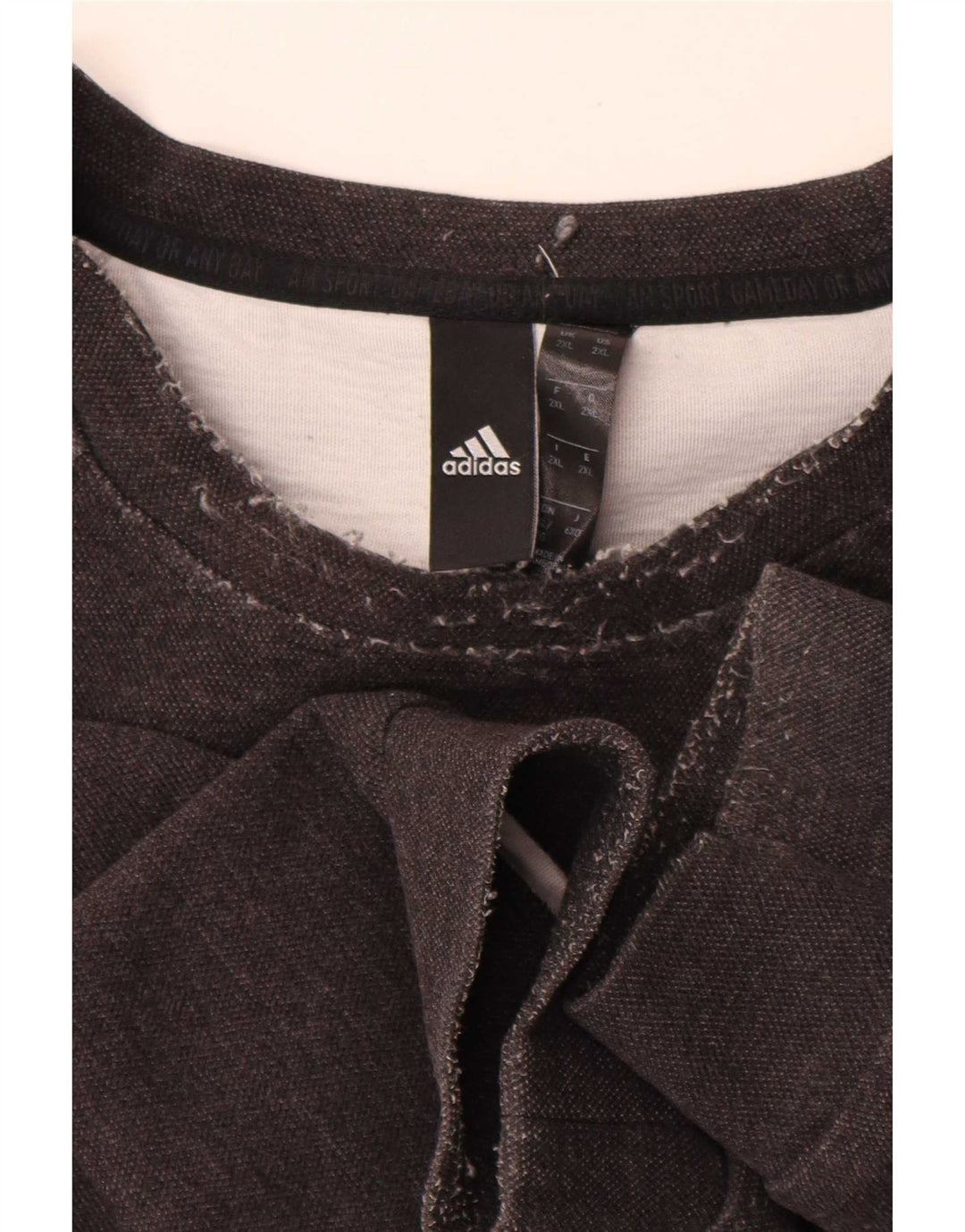 Adidas Herre Sweatshirt Jumper 2XL Grå Bomuld