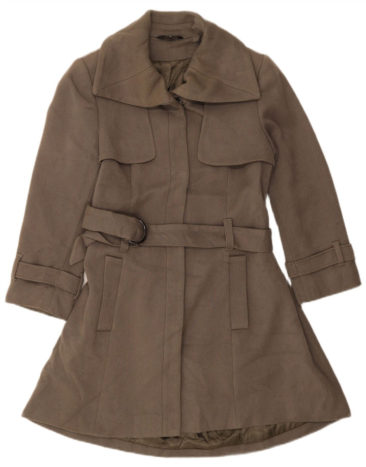 Marks & Spencer Trench Coat til kvinder UK 10 Lille grå polyester