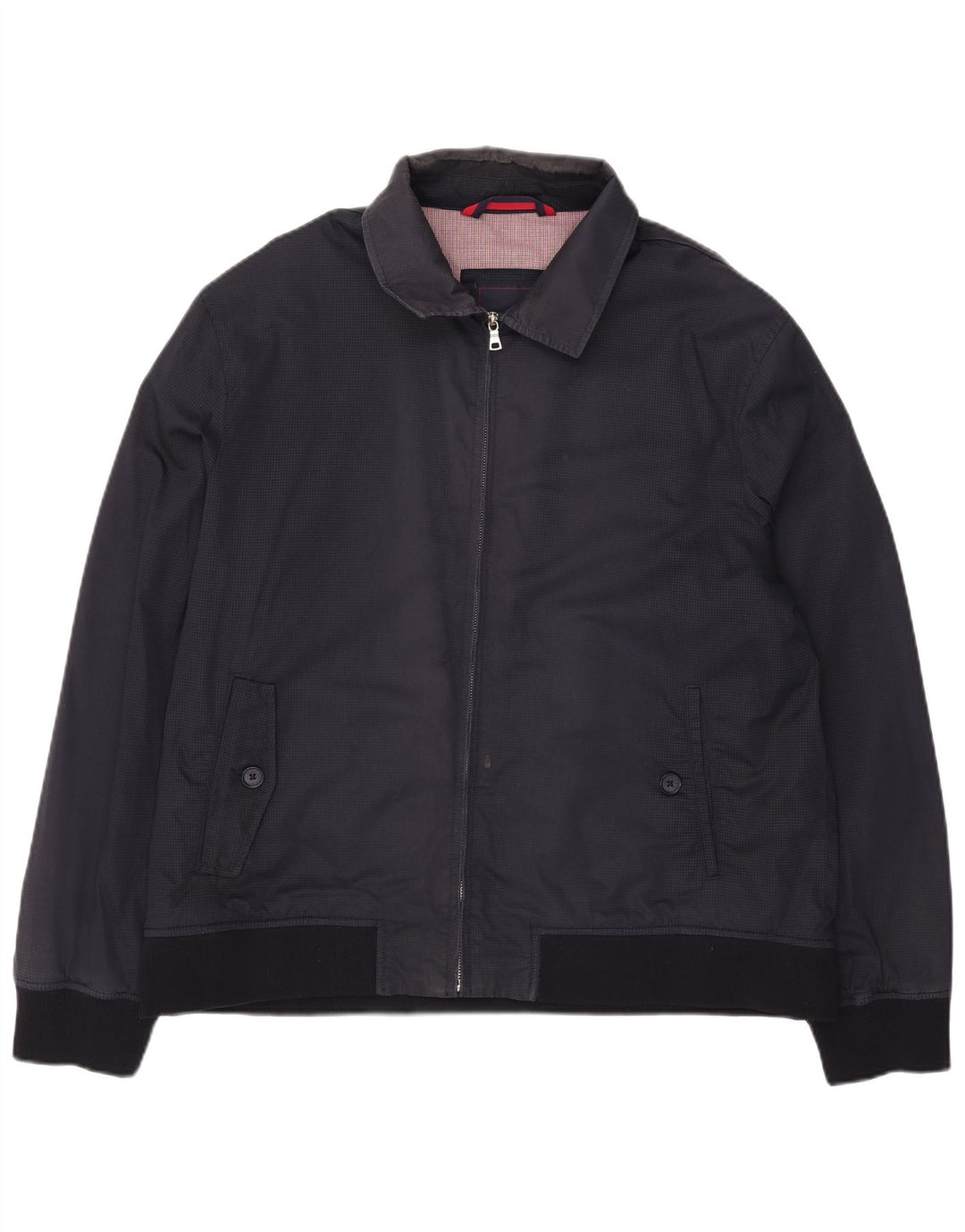 Marks & Spencer Bomberjakke til mænd UK 44 2XL Marineblå Bomuld