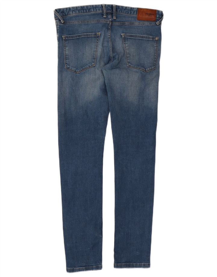 PEPE JEANS Dame Skinny Jeans W32 L32 Blå