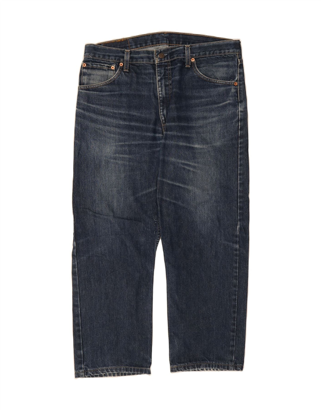LEVI'S Mens 521 Tapered Jeans W38 L26 Blue Cotton Vintage Levi's and Second-Hand Levi's from Messina Hembry 