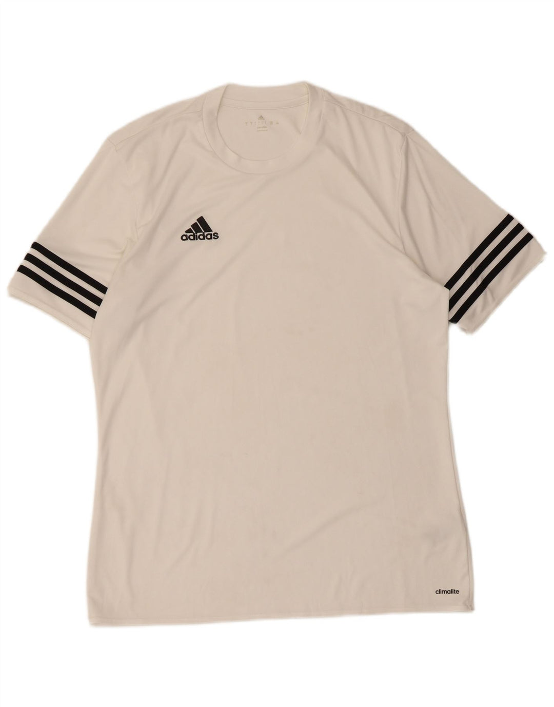 Adidas Herre Climalite T-Shirt Top Stor Hvid Polyester