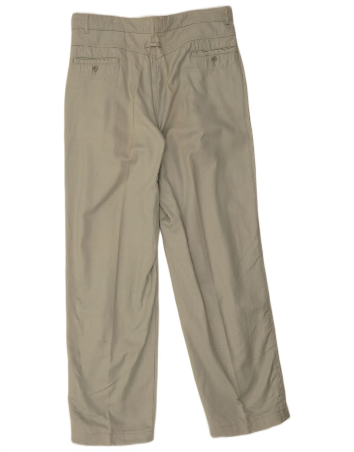POP 84 Herre Pegged Chino Bukser W34 L34 Grøn Viscose