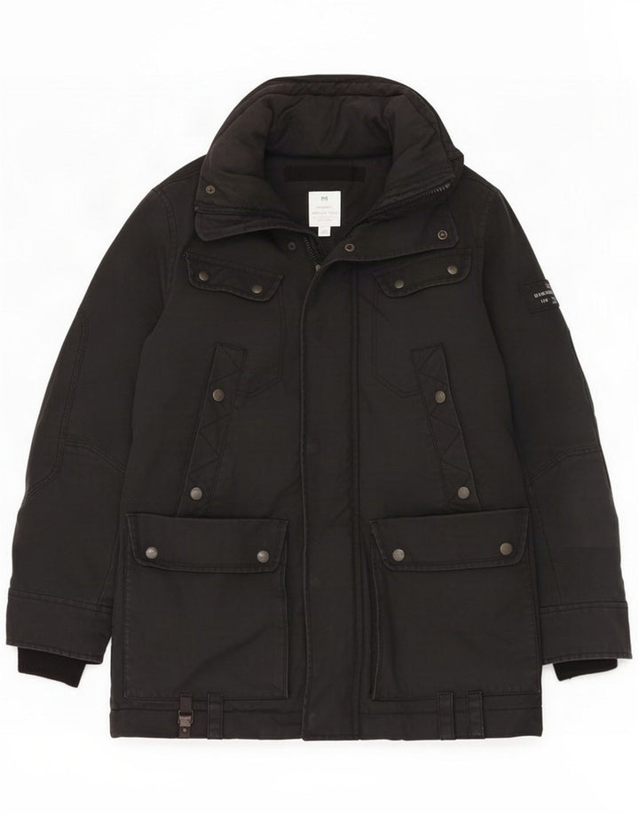 Diesel Parkajakke til mænd UK 38 Medium Black Cotton