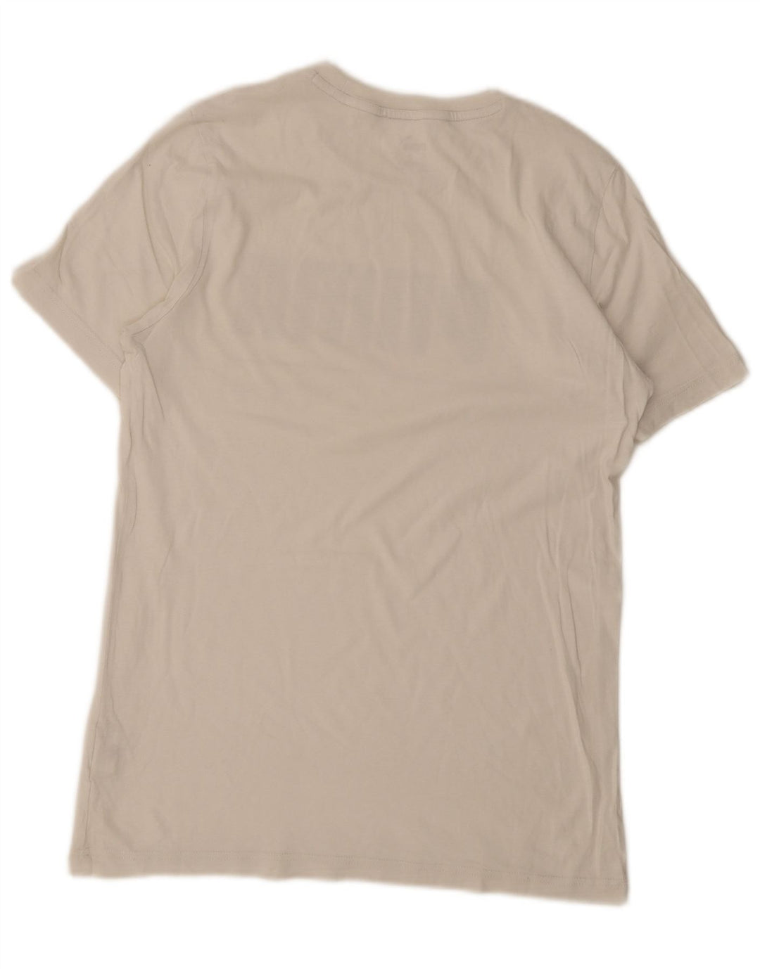 Puma Herre Grafisk T-Shirt Top Lille Hvid Bomuld