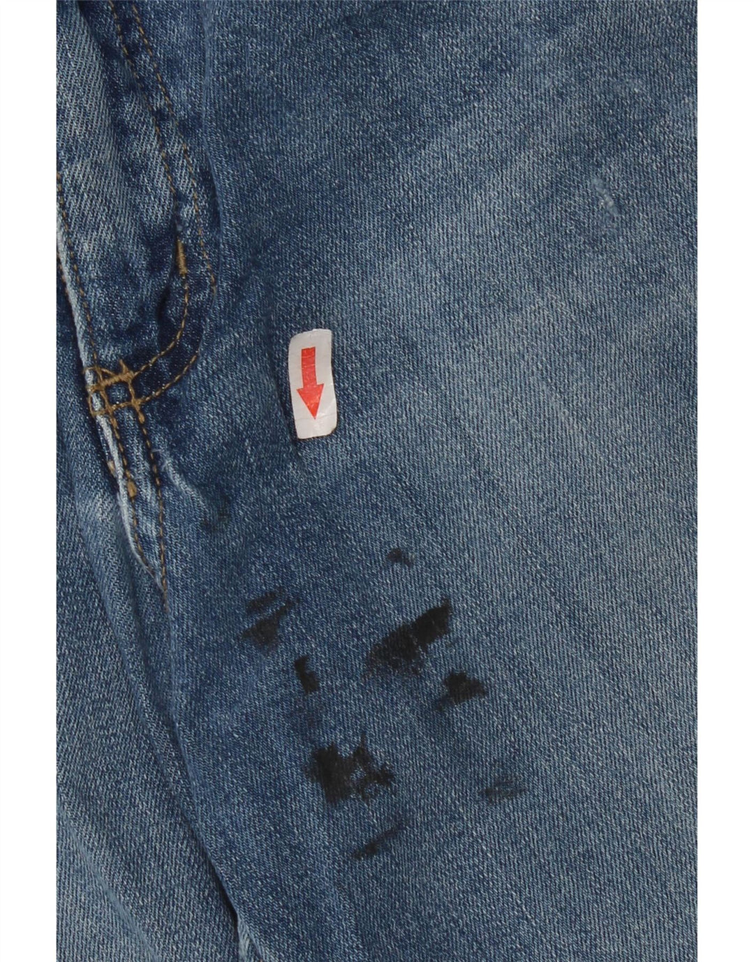 Carhartt Dame Straight Jeans US 8 Medium W30 L31 Blå Bomuld
