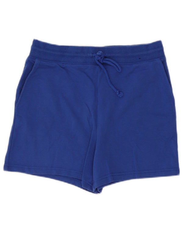 Marks & Spencer Sportsshorts til kvinder UK 12 Mellemblå bomuld