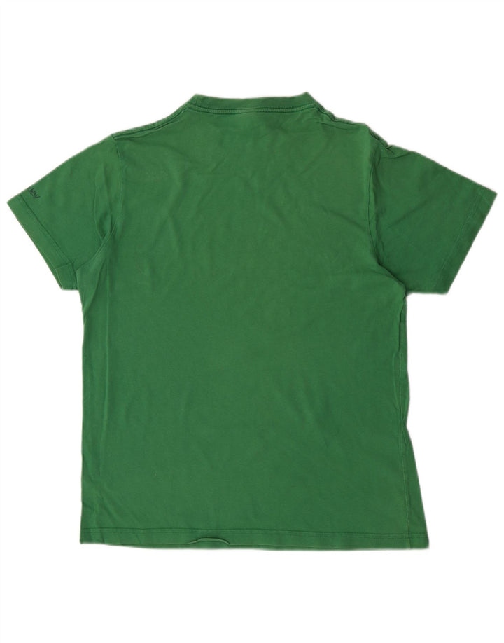 Hurley Herre grafisk T-shirt top mellemgrøn bomuld