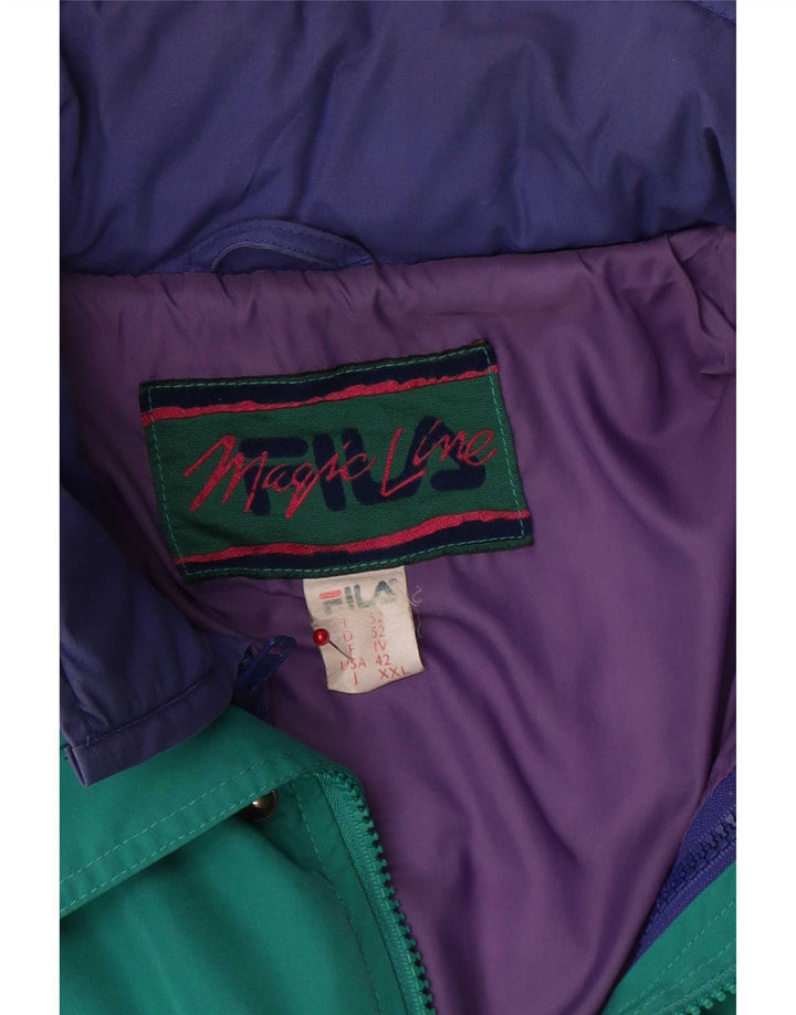 Fila Herre Hætte Skijakke IT 52 2XL Grøn