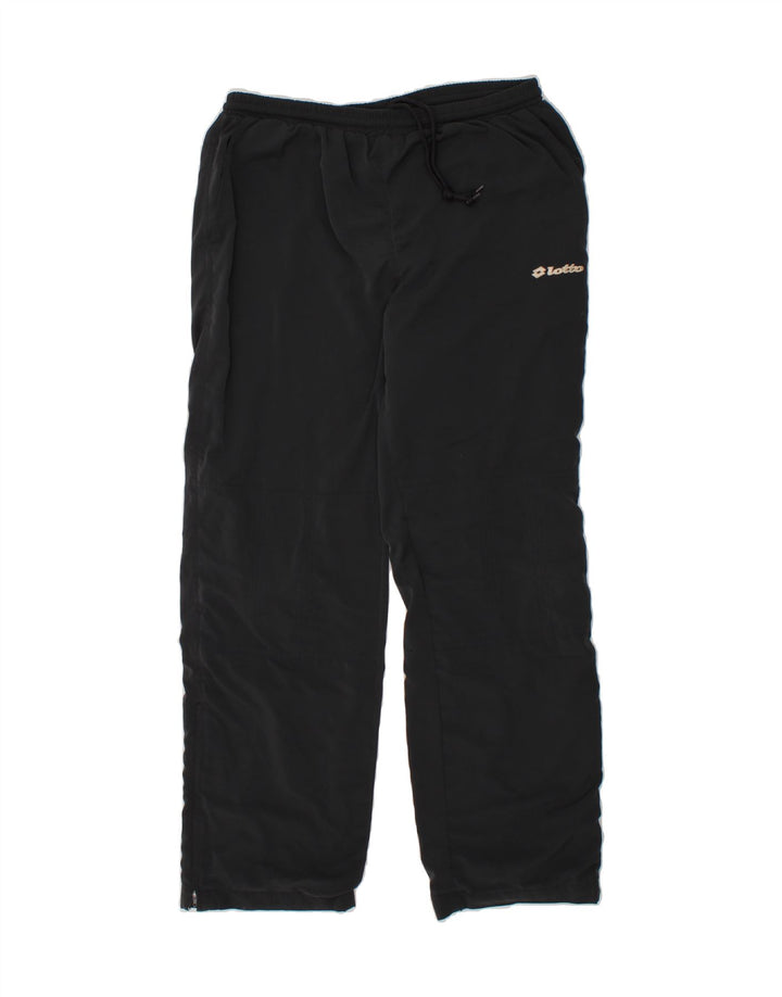 LOTTO Mens Tracksuit Trousers 2XL Black Polyester Vintage Lotto and Second-Hand Lotto from Messina Hembry 