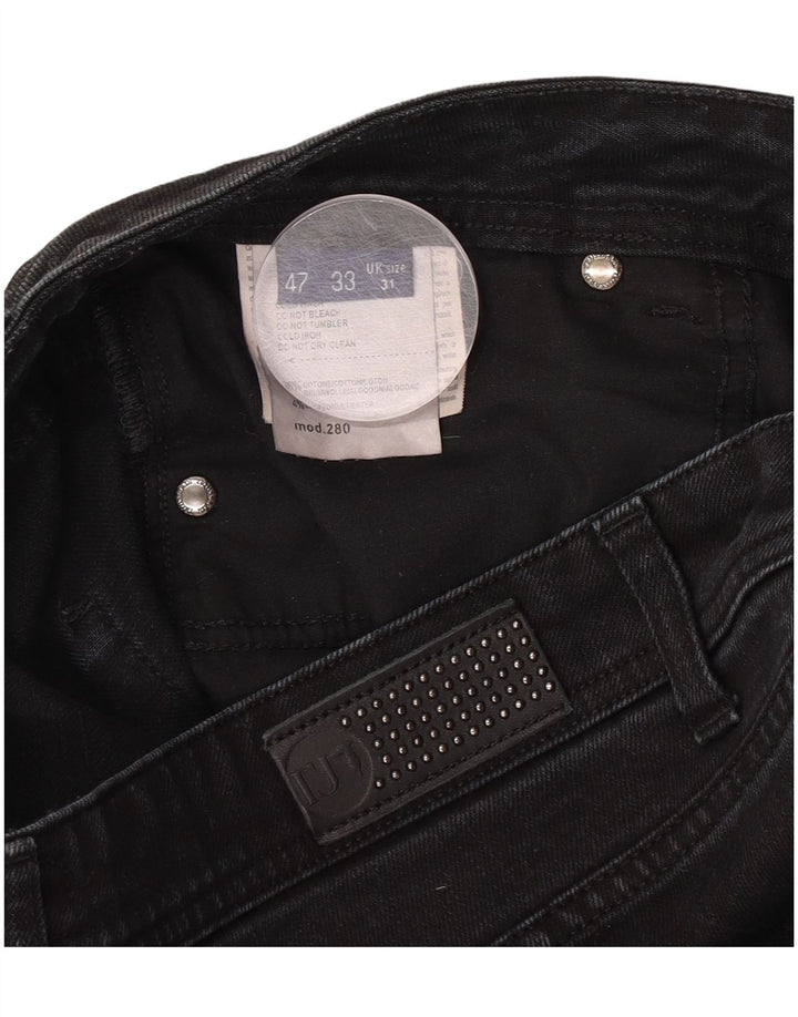 Trussardi Dame Slim Jeans W31 L33 Sort Bomuld