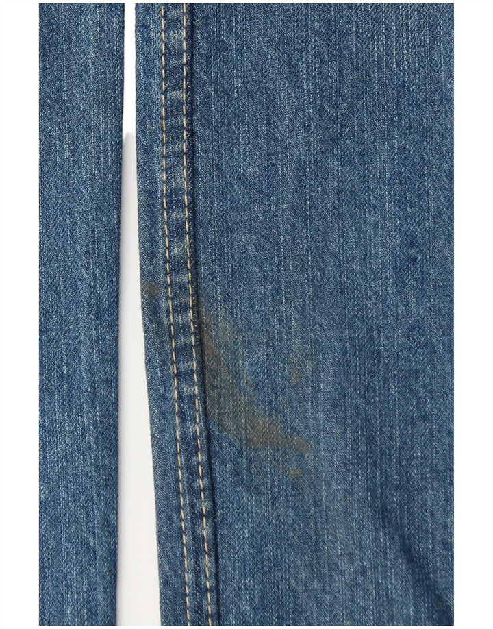 Marks & Spencer Herre Blue Harbor Straight Jeans W32 L31 Blue Cotton