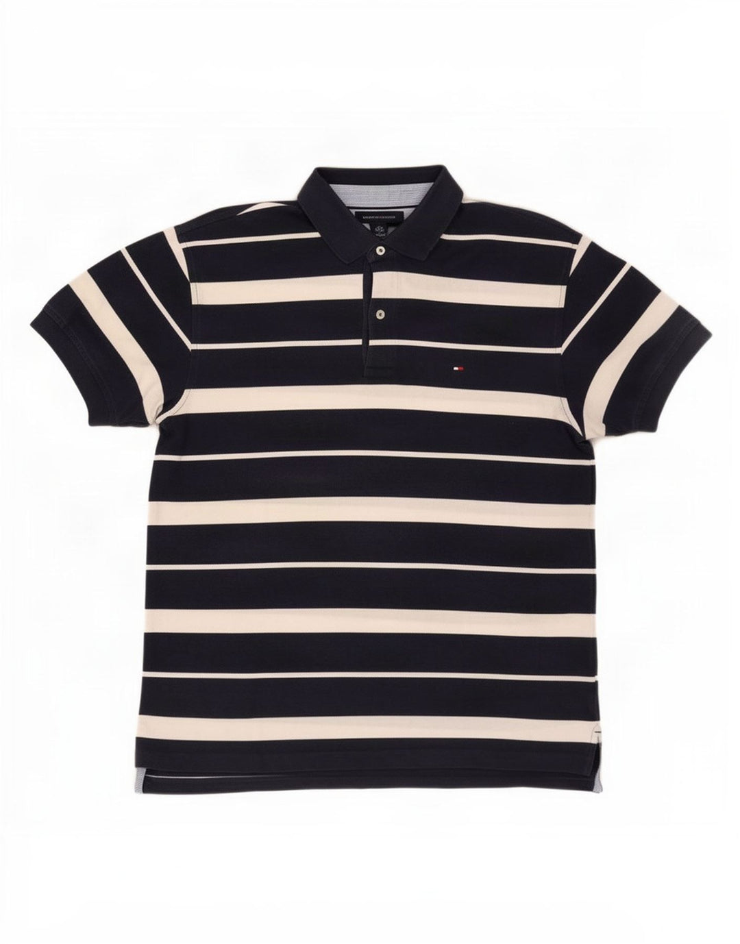 Tommy Hilfiger Herre poloshirt Stor marineblå stribet