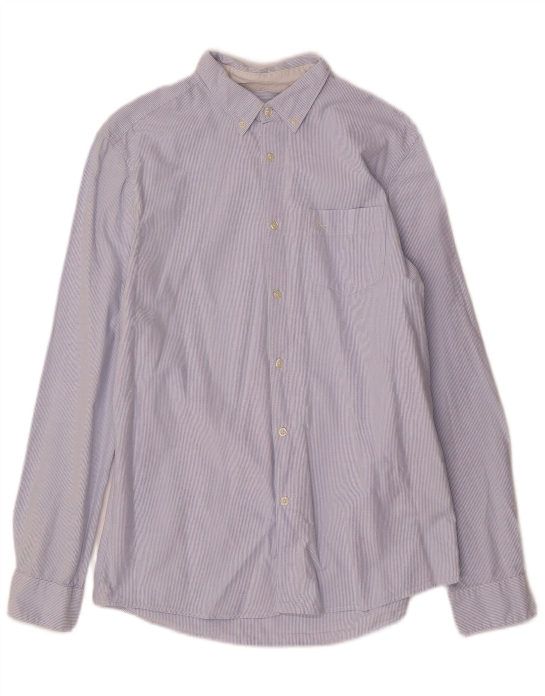 Jack Wills Herre Classic Fit skjorte Medium Blue Pinstripe Cotton