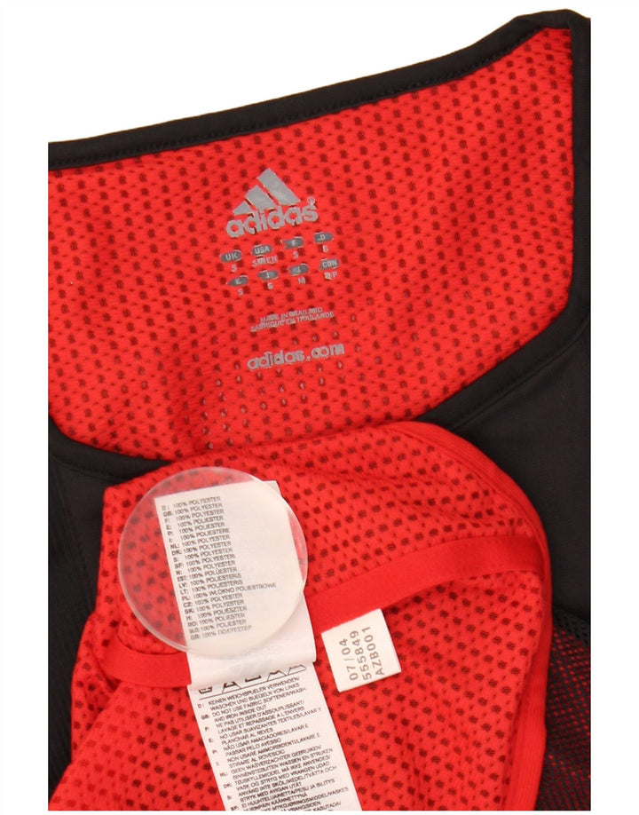 Adidas Herre Climacool Grafisk Vest Top Lille Sort Colourblock Polyester