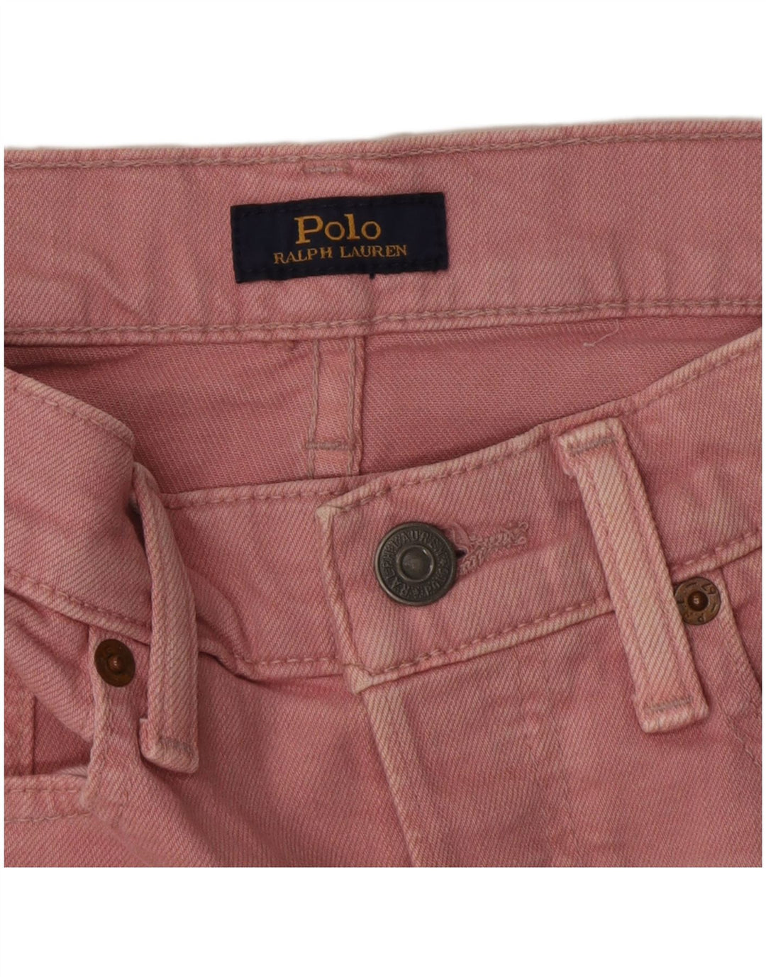 Ralph Lauren Dame Slim Jeans W28 L29 Pink