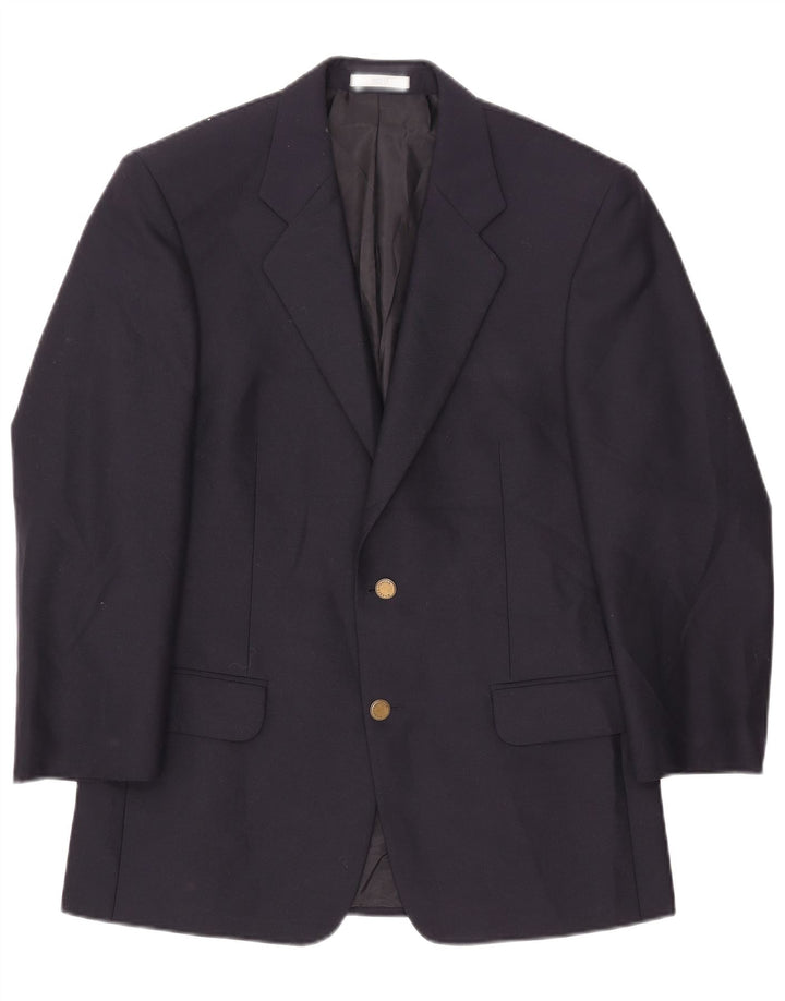 Marks & Spencer Herre 2-knaps blazerjakke UK 38 Medium Navy Blue